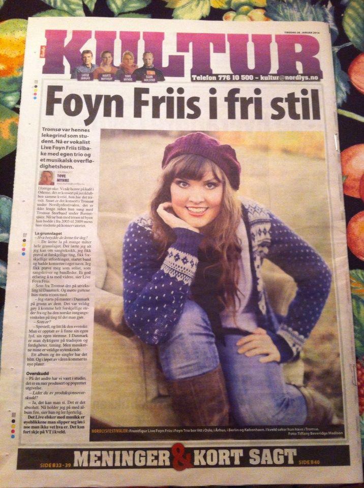 Live Foyn Friis, Nordlys