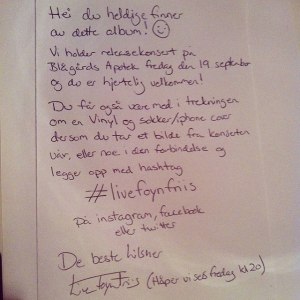 Hilsen #livefoynfriis #buzz