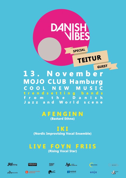 Poster A2 Danish Vibes 2014 Entwurf #livefoynfriis